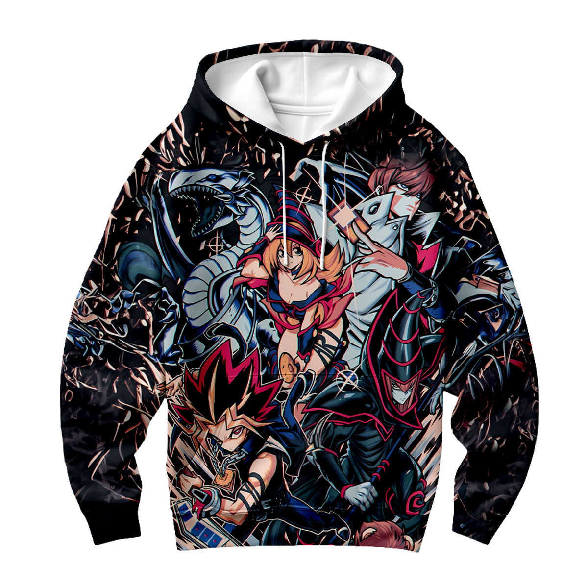 Yugioh Character Group In Dark Background Anime Apparel