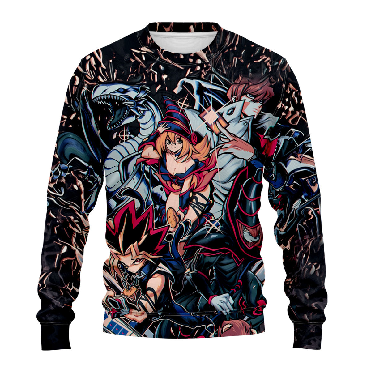 Yugioh Character Group In Dark Background Anime Apparel