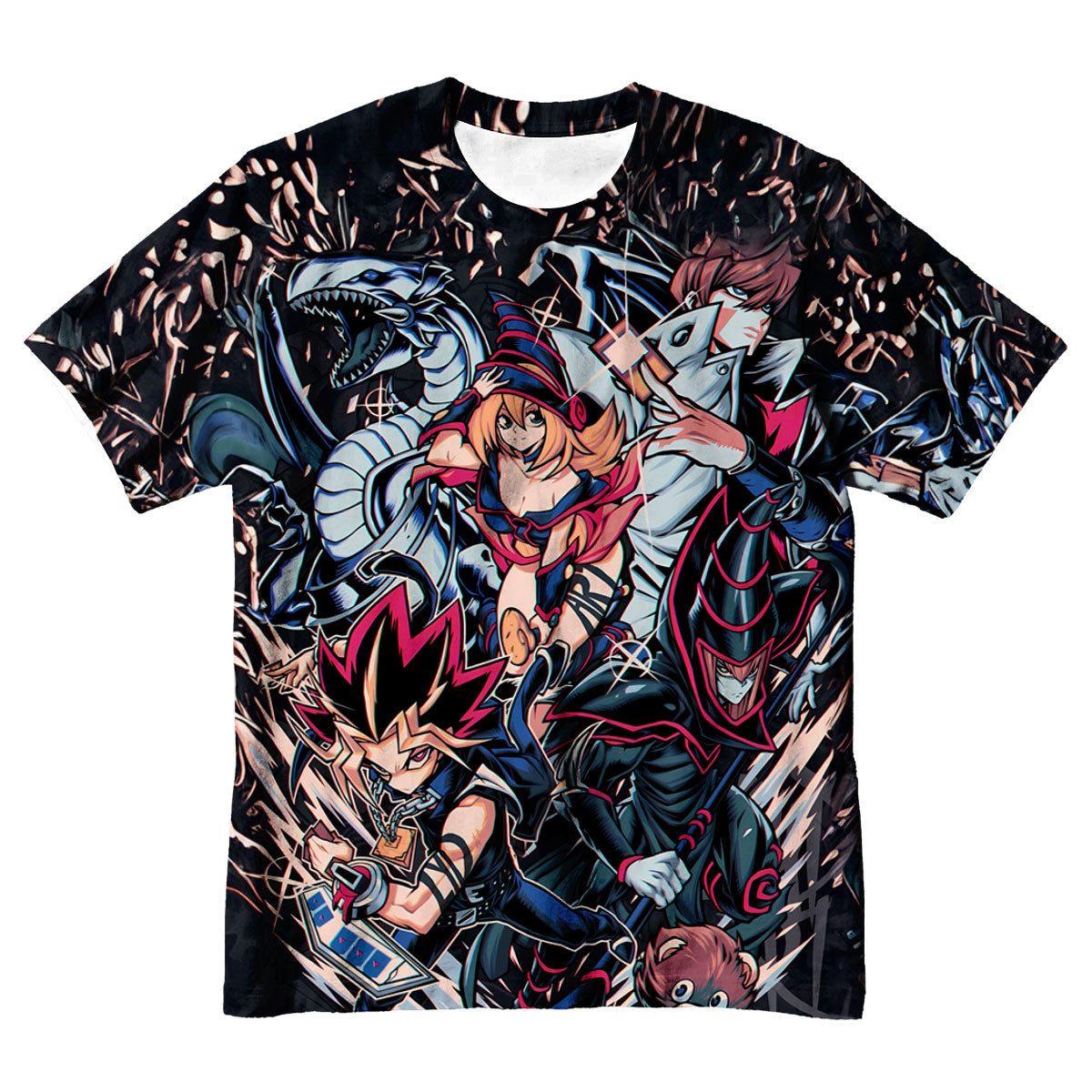Yugioh Character Group In Dark Background Anime Apparel