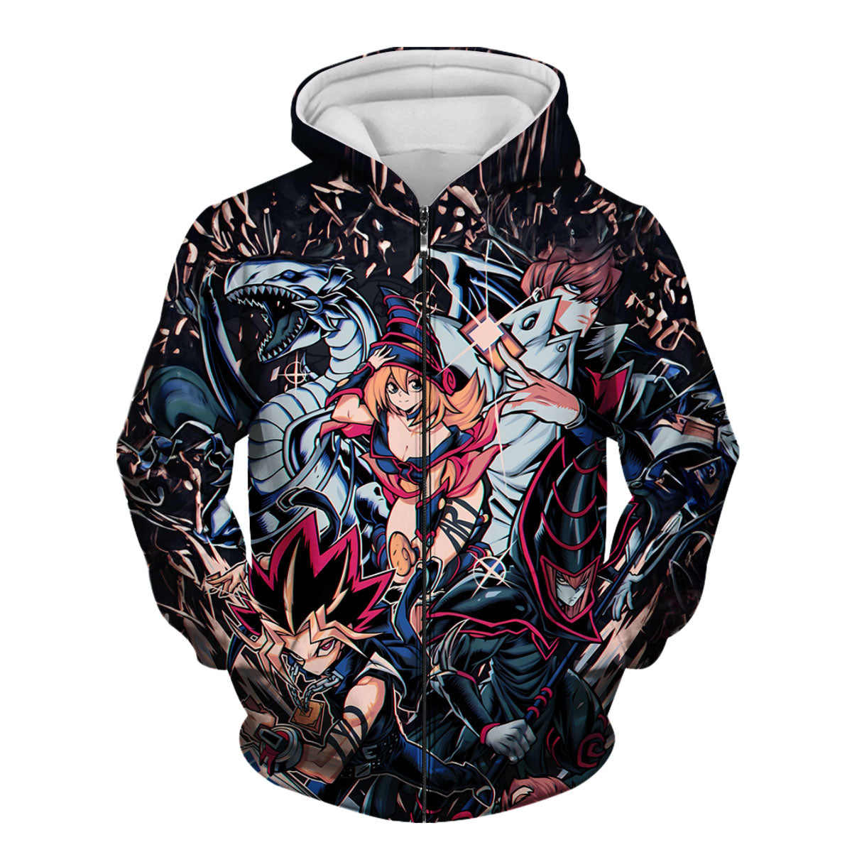 Yugioh Character Group In Dark Background Anime Apparel