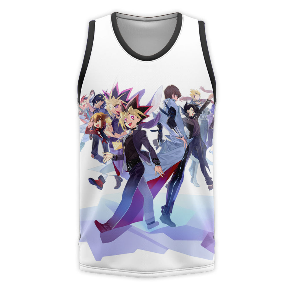 Yugioh Character Group Standing In Vibrant Colors Anime Apparel