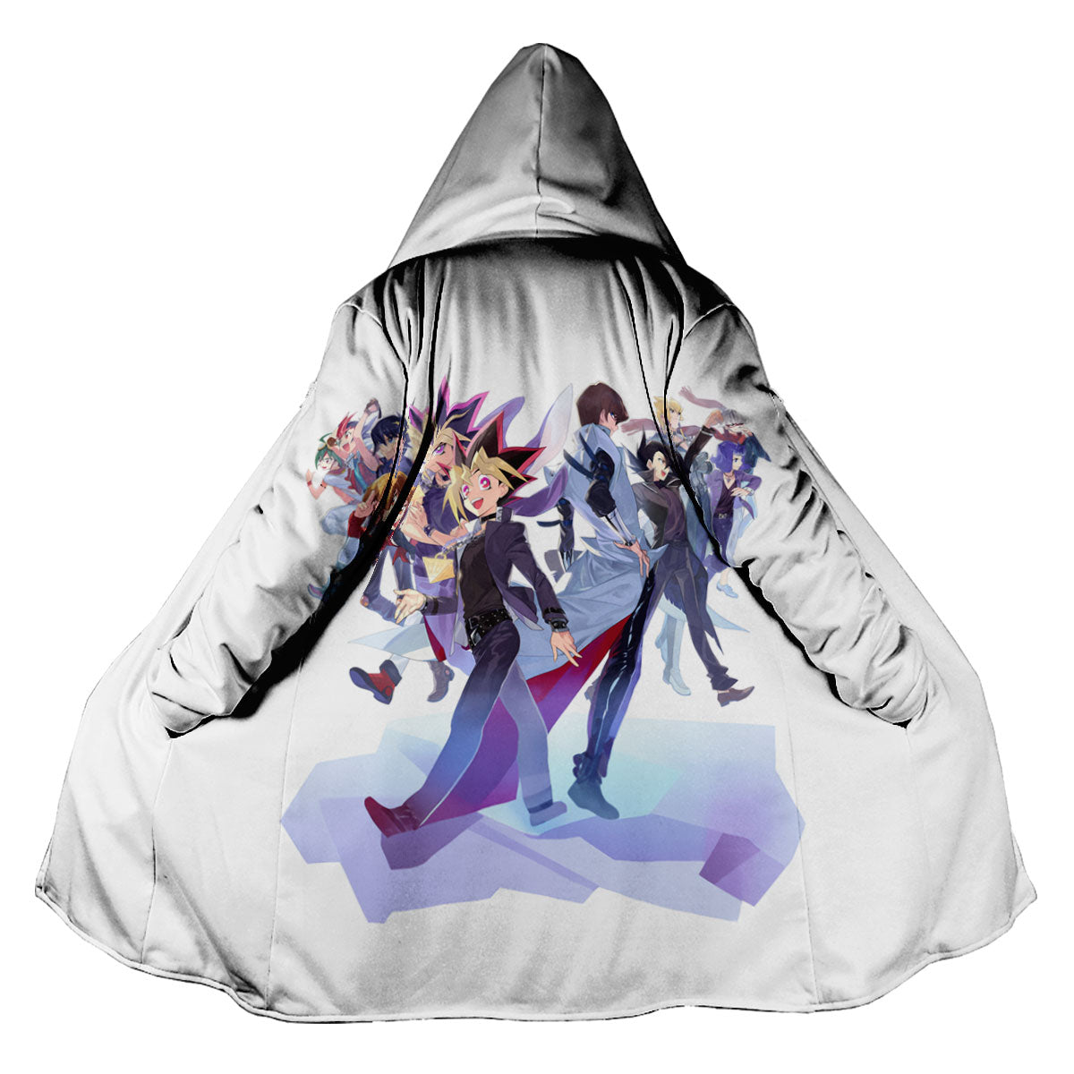 Yugioh Character Group Standing In Vibrant Colors Anime Apparel
