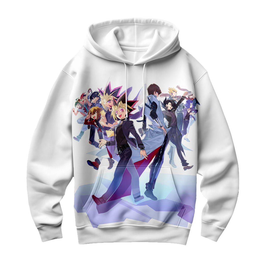Yugioh Character Group Standing In Vibrant Colors Anime Apparel