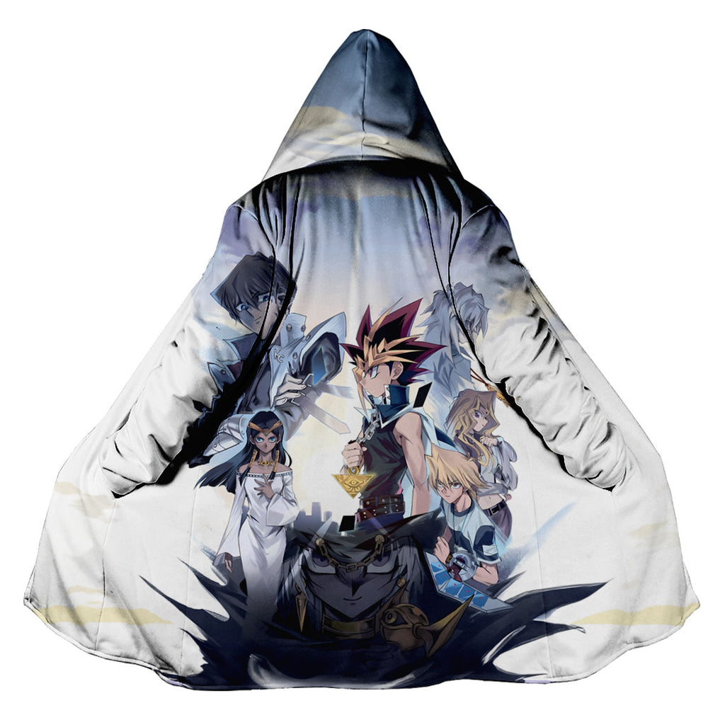 Yugioh Characters Standing In Blue Team Formation Anime Apparel