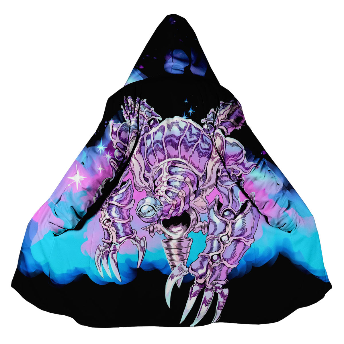 Yugioh Cyber End Dragon In Purple Starry Sky Background Anime Apparel