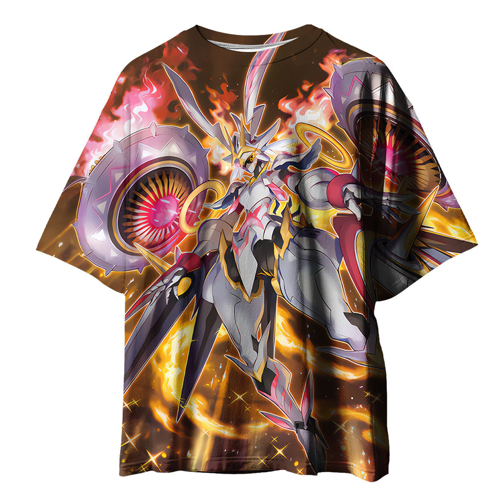 Yugioh Cyberse Supreme Pink Silver Digital Overlord Anime Apparel