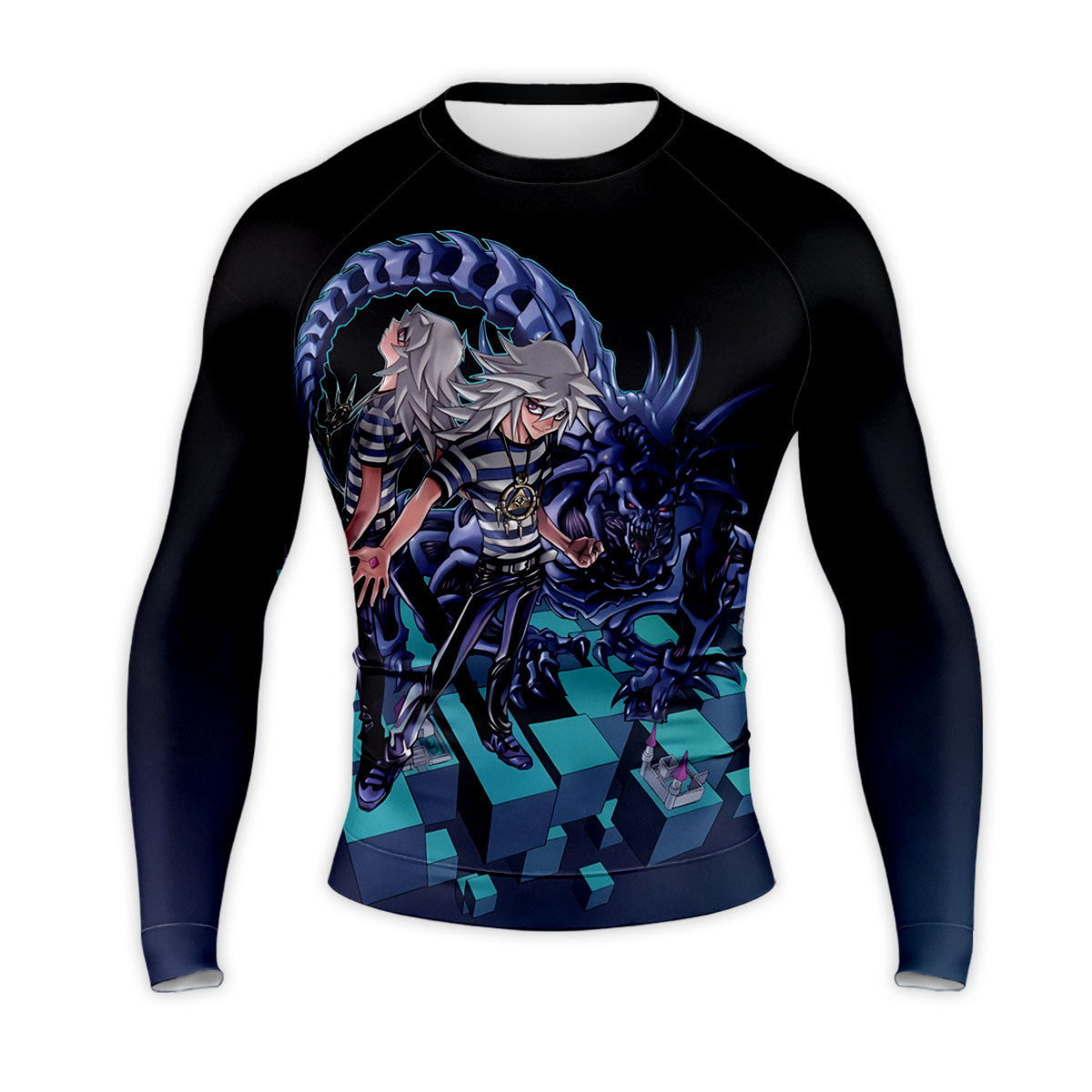 Yugioh Dark Blueeyes Dragon Jonouchi In Battle Anime Apparel