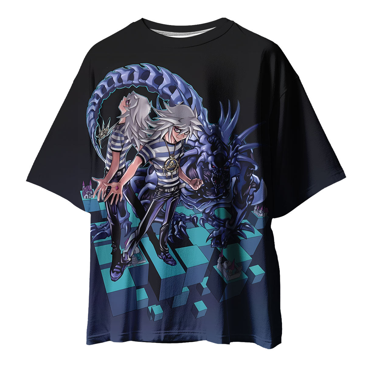 Yugioh Dark Blueeyes Dragon Jonouchi In Battle Anime Apparel