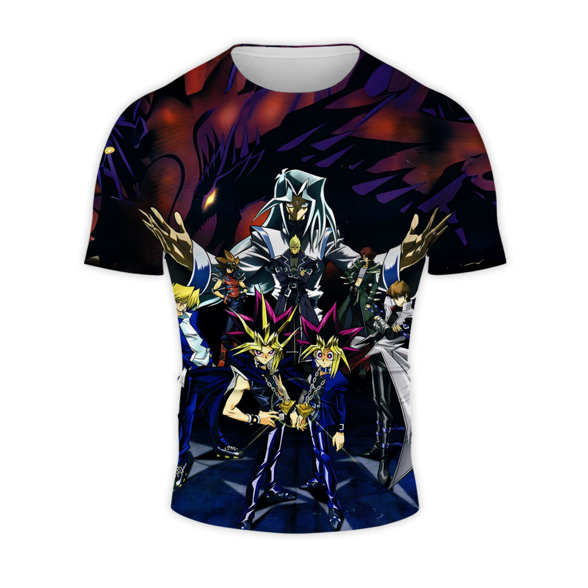 Yugioh Dark Magician Blueeyes Battle Anime Apparel