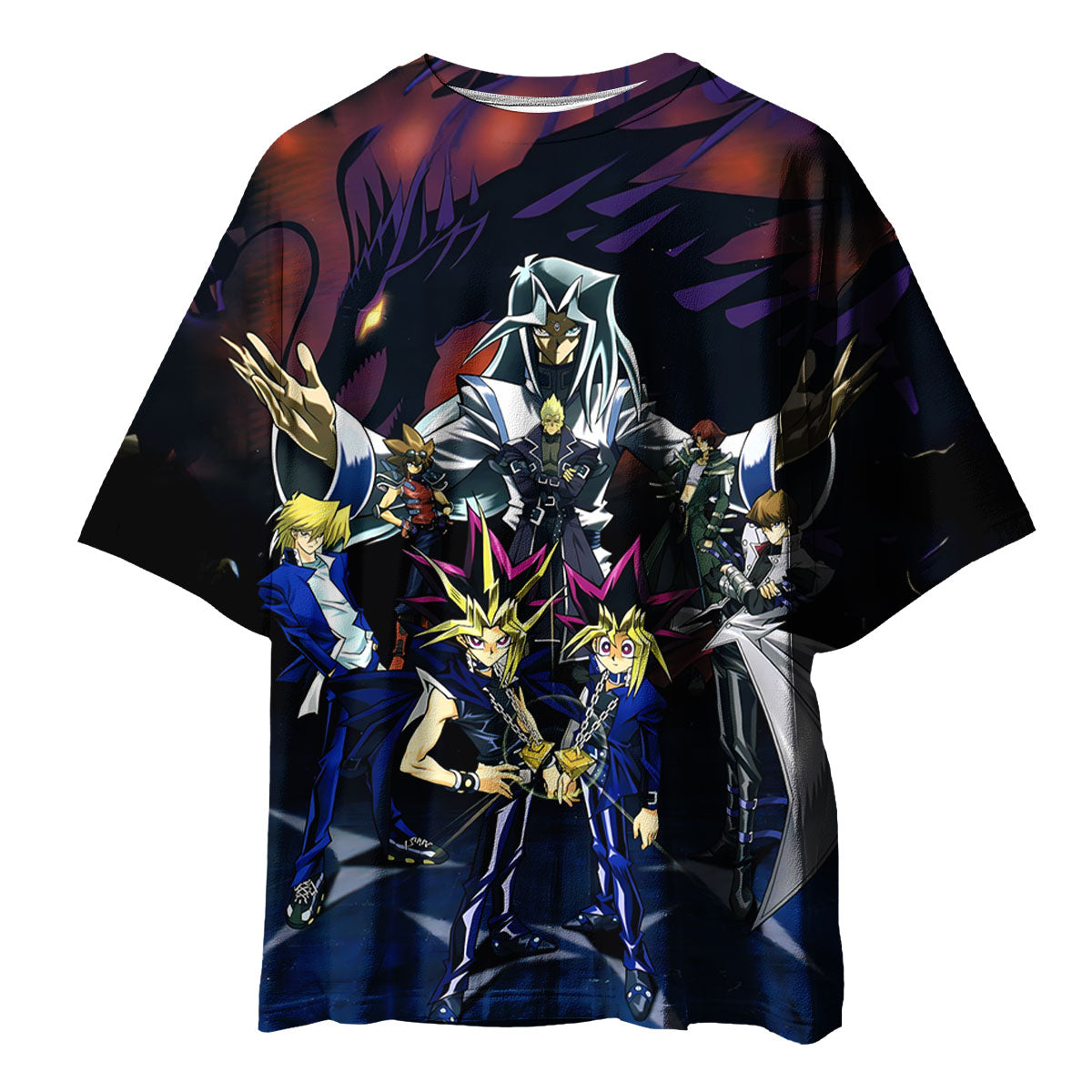 Yugioh Dark Magician Blueeyes Battle Anime Apparel