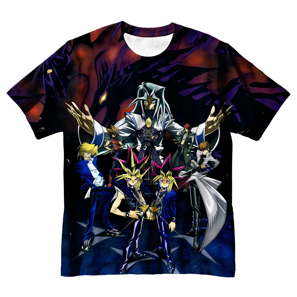Yugioh Dark Magician Blueeyes Battle Anime Apparel