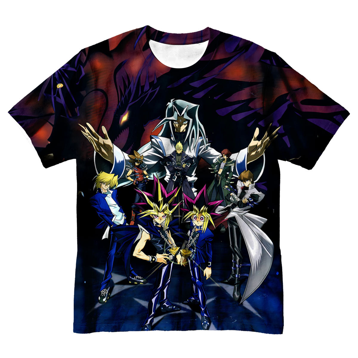 Yugioh Dark Magician Blueeyes Battle Anime Apparel