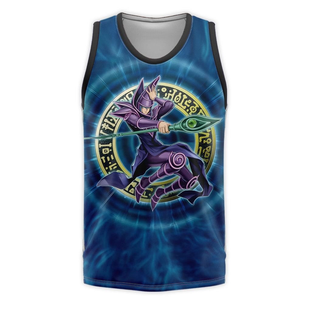 Yugioh Dark Magician Casting Blue Magic Anime Apparel
