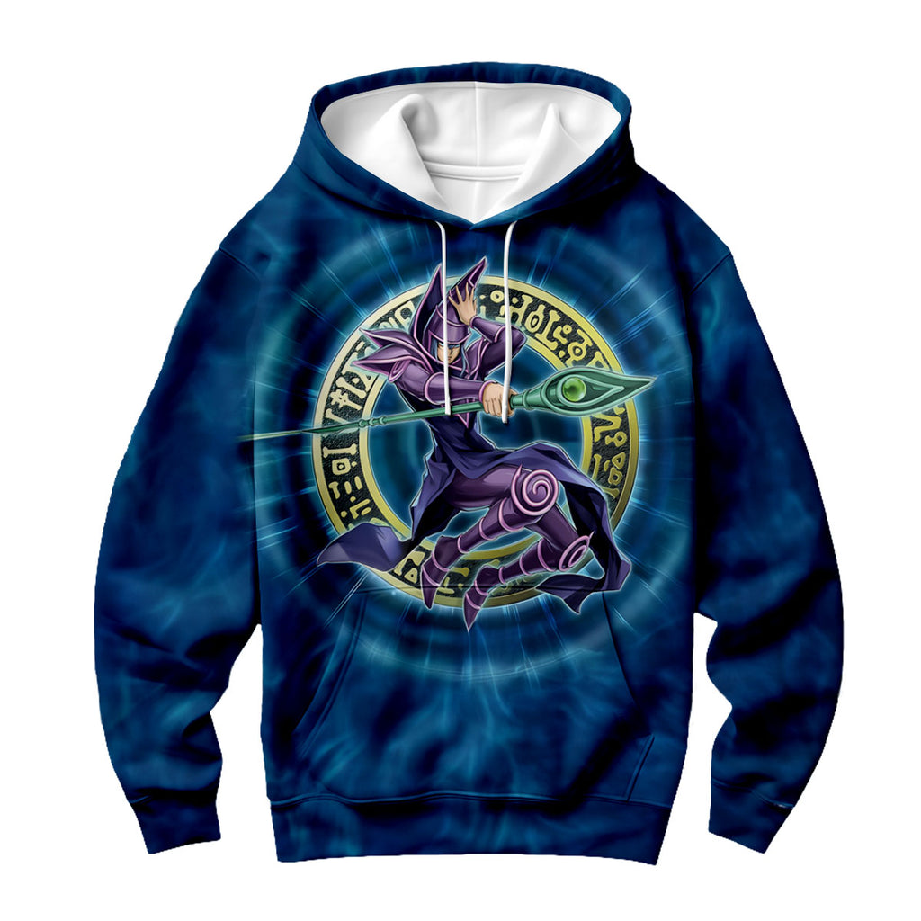 Yugioh Dark Magician Casting Blue Magic Anime Apparel