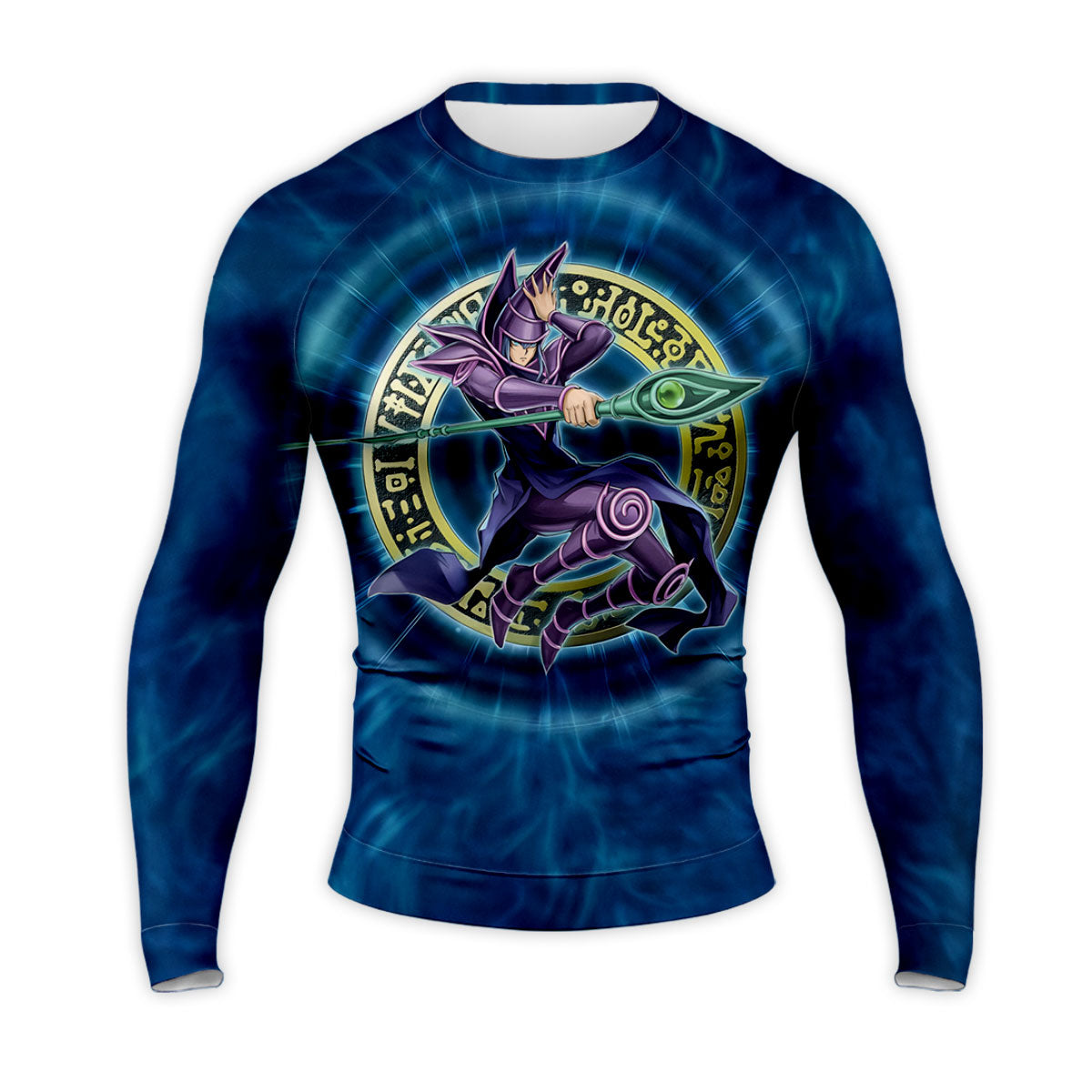 Yugioh Dark Magician Casting Blue Magic Anime Apparel