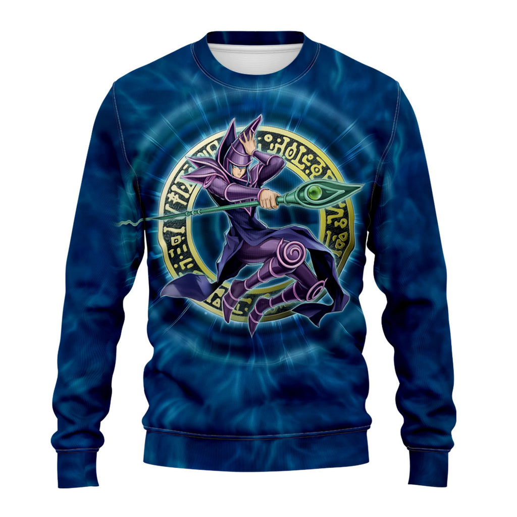Yugioh Dark Magician Casting Blue Magic Anime Apparel