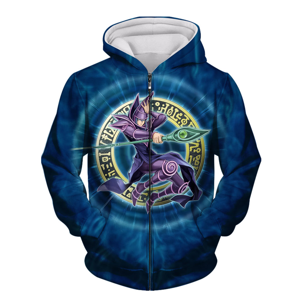 Yugioh Dark Magician Casting Blue Magic Anime Apparel