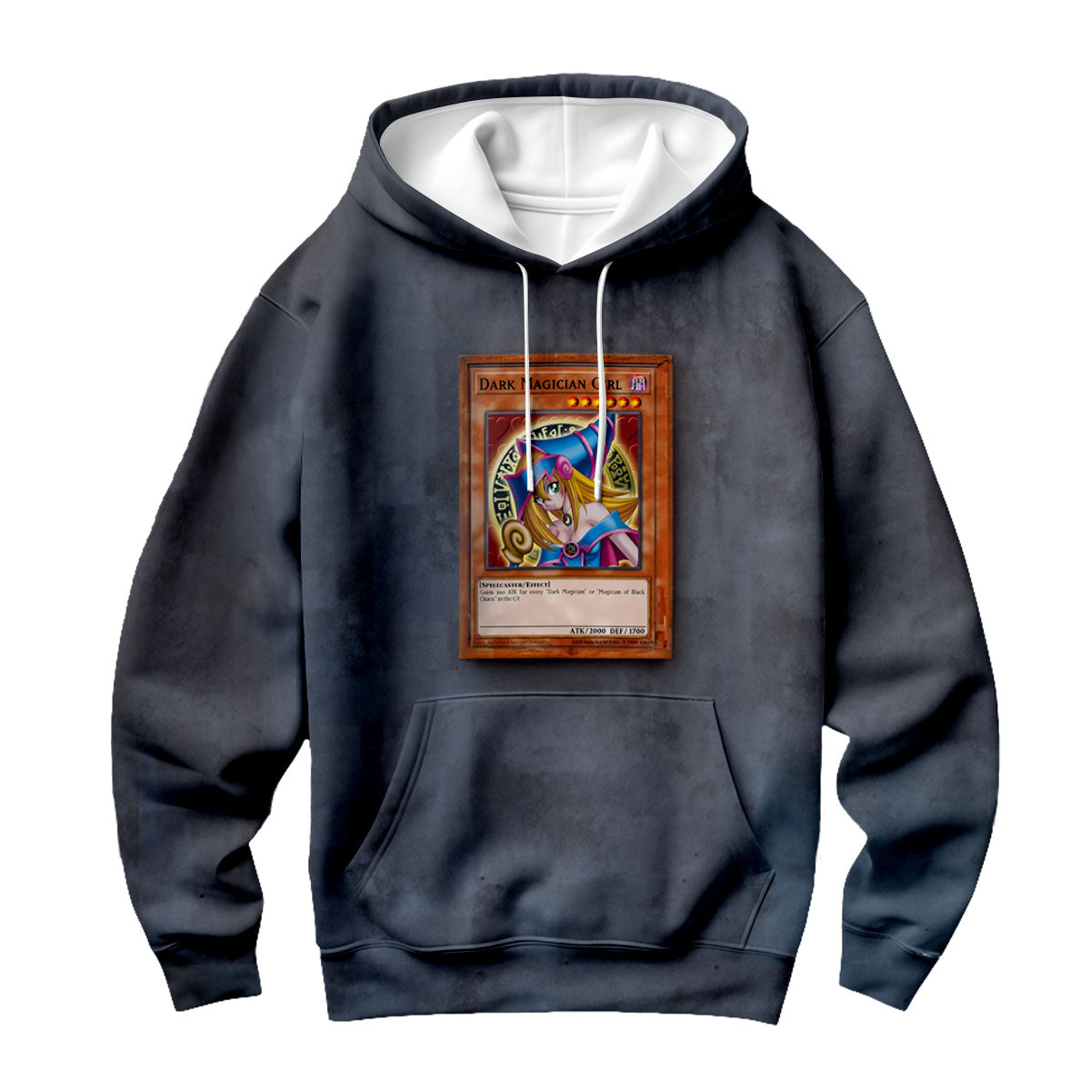 Yugioh Dark Magician Girl Card On Gray Background Anime Apparel