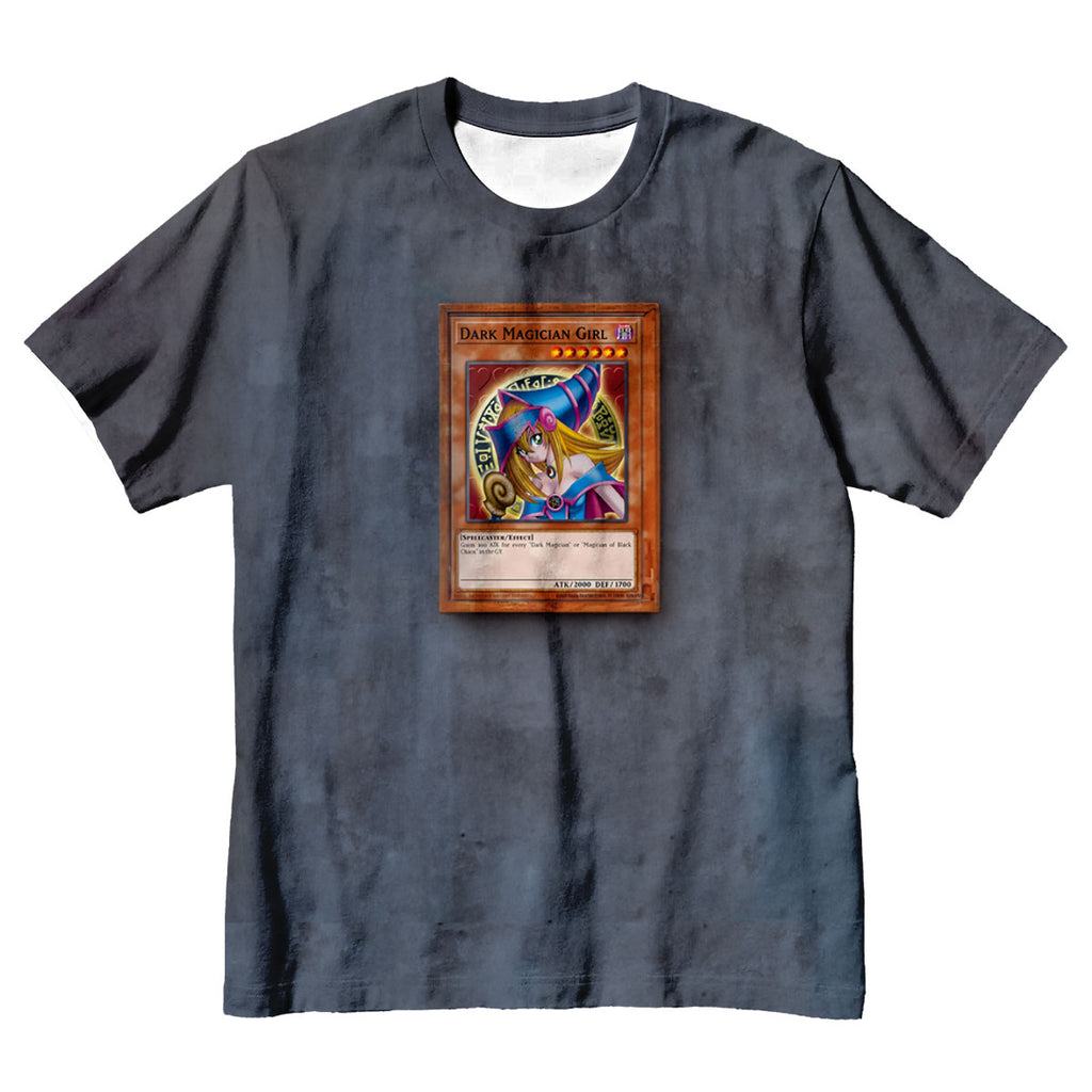 Yugioh Dark Magician Girl Card On Gray Background Anime Apparel