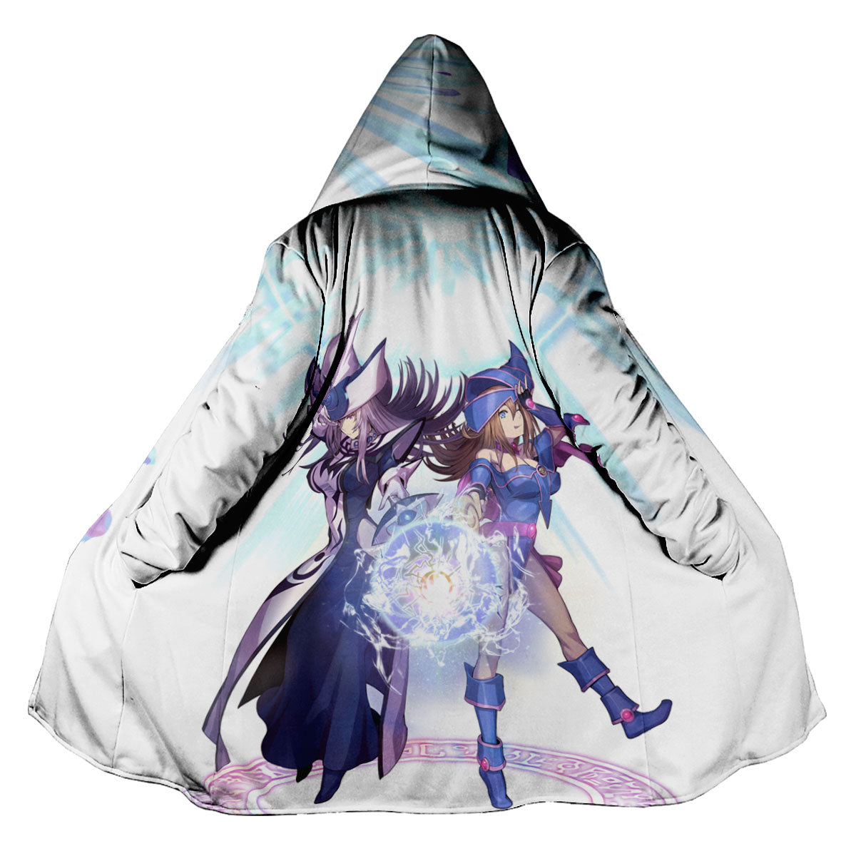 Yugioh Dark Magician Girl Casting Blue Magic Spell Anime Apparel