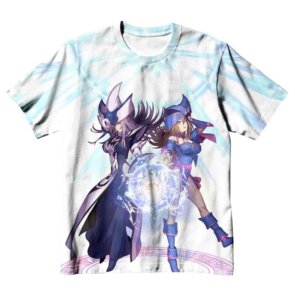 Yugioh Dark Magician Girl Casting Blue Magic Spell Anime Apparel