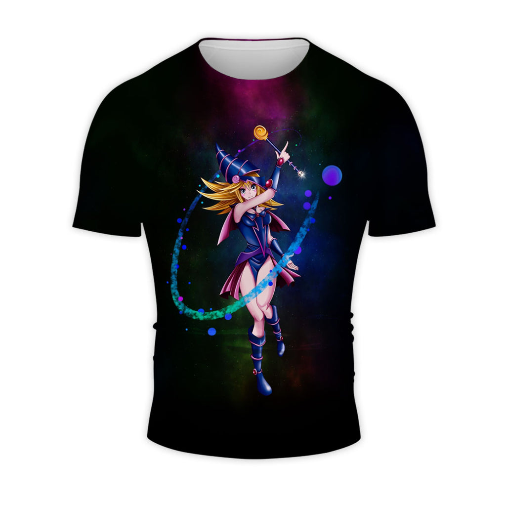 Yugioh Dark Magician Girl Casting Deep Purple Magic Anime Apparel