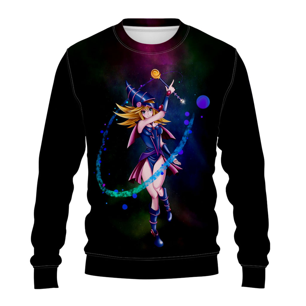 Yugioh Dark Magician Girl Casting Deep Purple Magic Anime Apparel