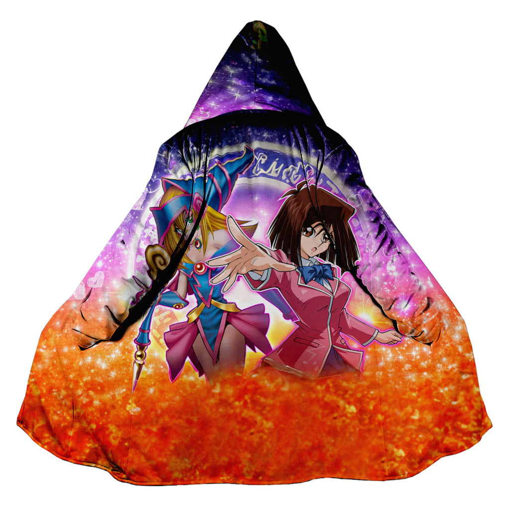 Yugioh Dark Magician Girl Tea Gardner Standing With Sparkling Pink Stars Anime Apparel