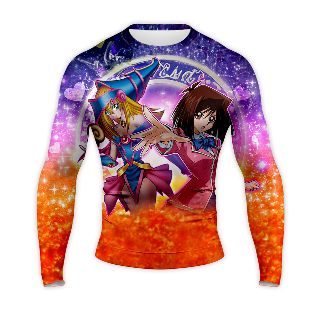 Yugioh Dark Magician Girl Tea Gardner Standing With Sparkling Pink Stars Anime Apparel