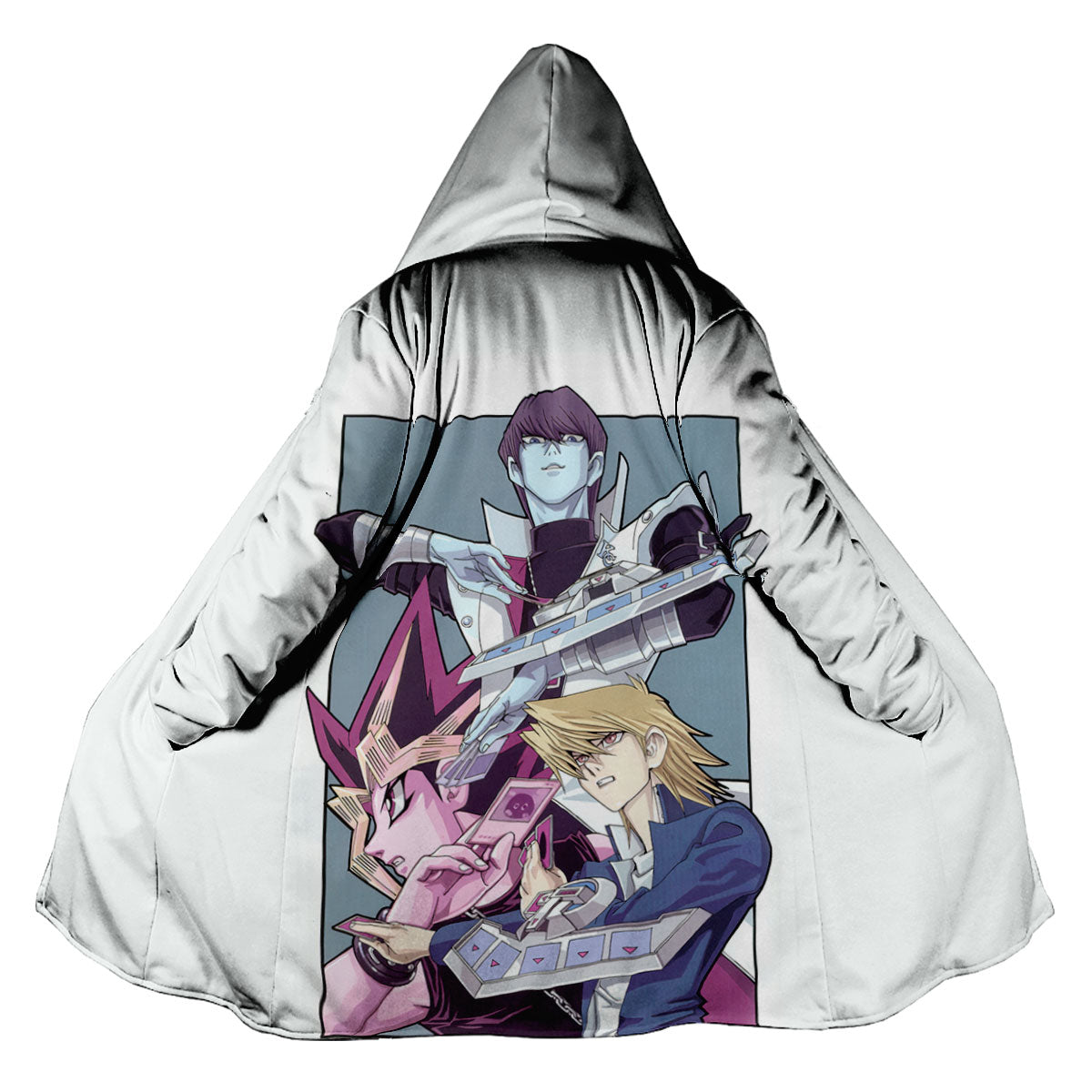 Yugioh Dark Magician Holding Blue Card Standing Anime Apparel