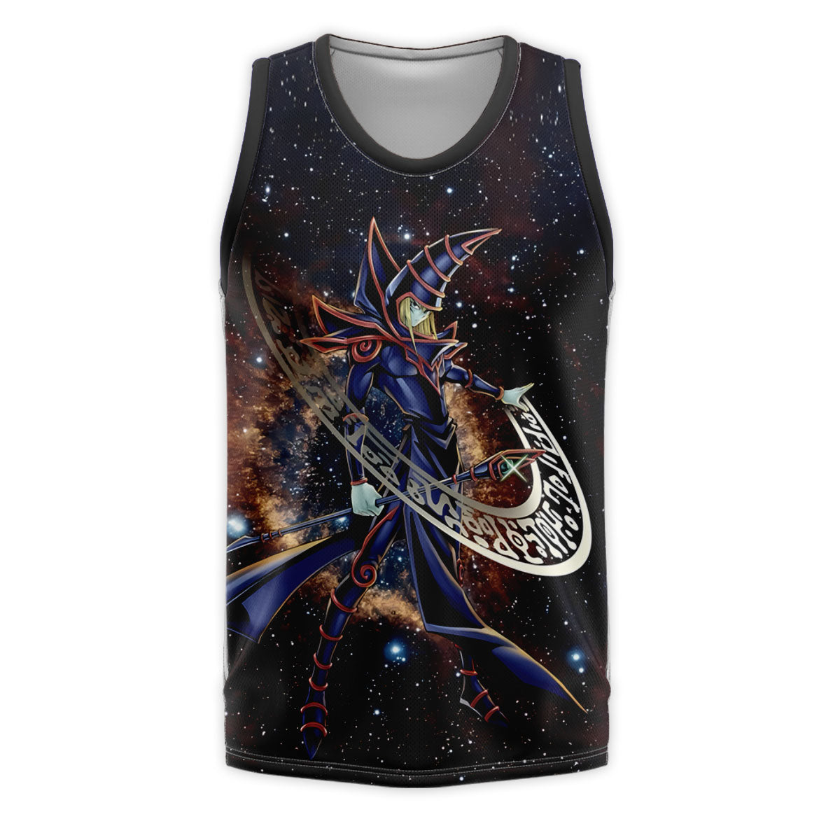 Yugioh Dark Magician In Dark Blue Space Anime Apparel