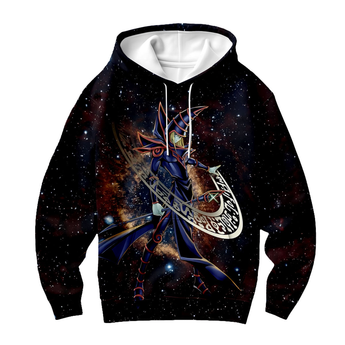 Yugioh Dark Magician In Dark Blue Space Anime Apparel