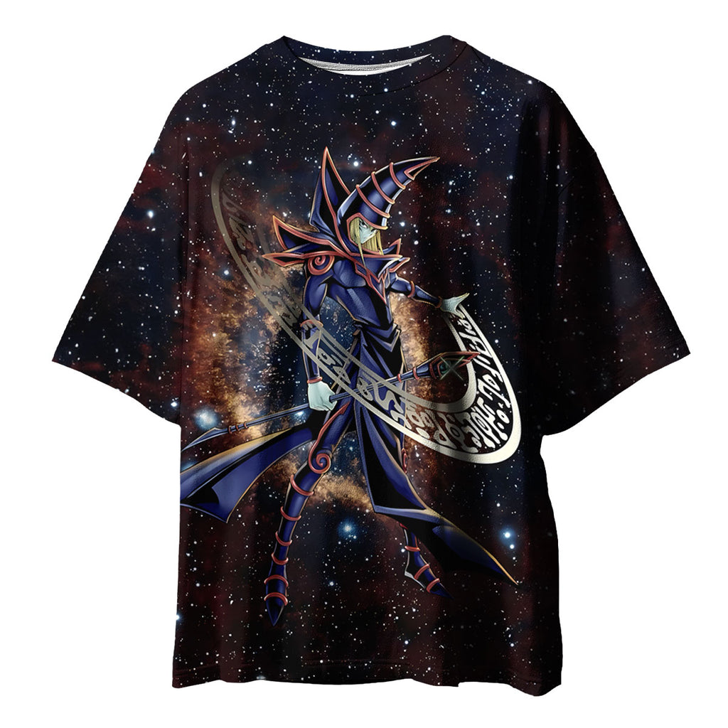 Yugioh Dark Magician In Dark Blue Space Anime Apparel