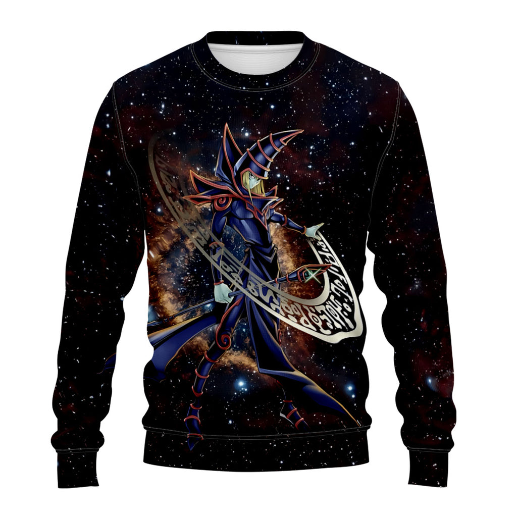 Yugioh Dark Magician In Dark Blue Space Anime Apparel