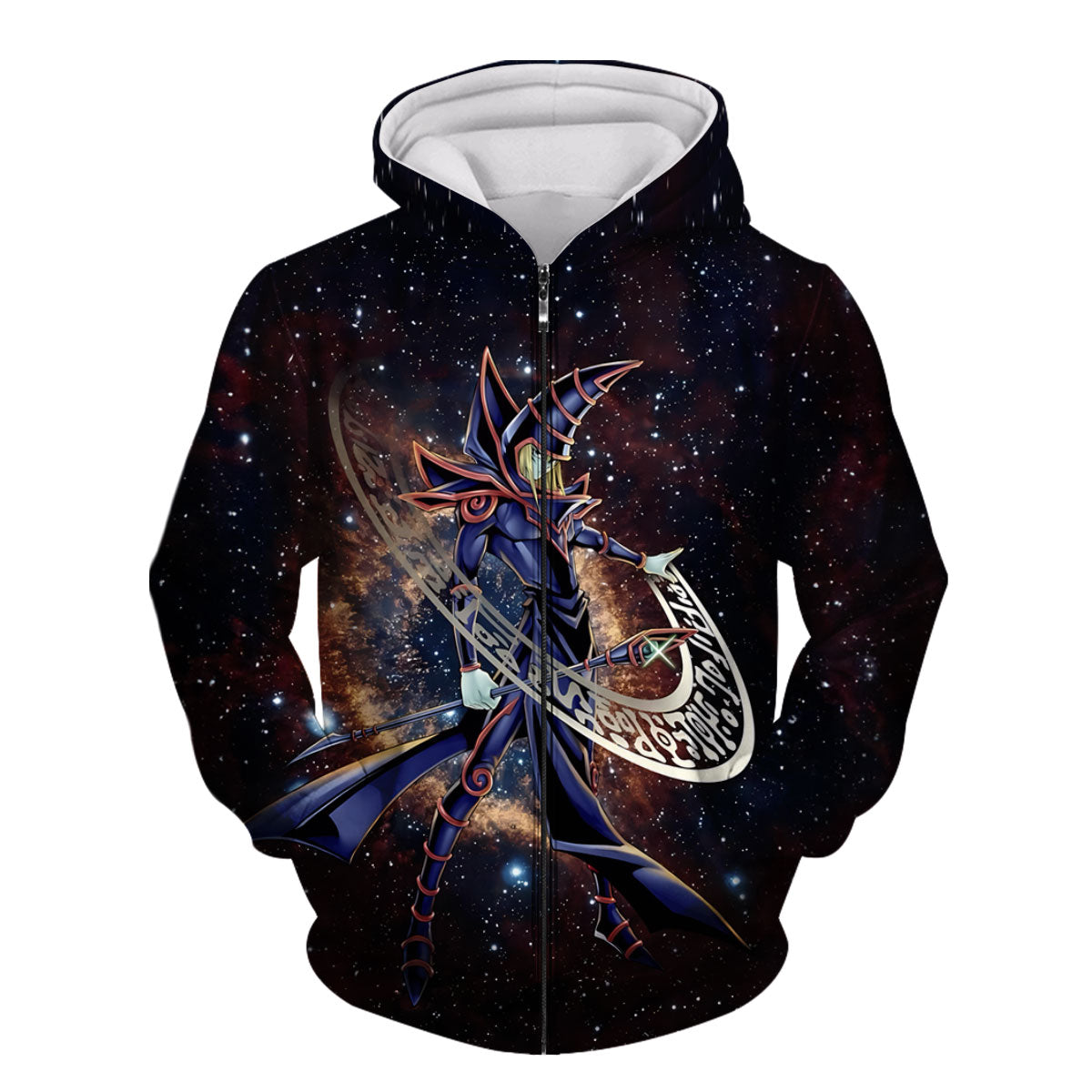 Yugioh Dark Magician In Dark Blue Space Anime Apparel