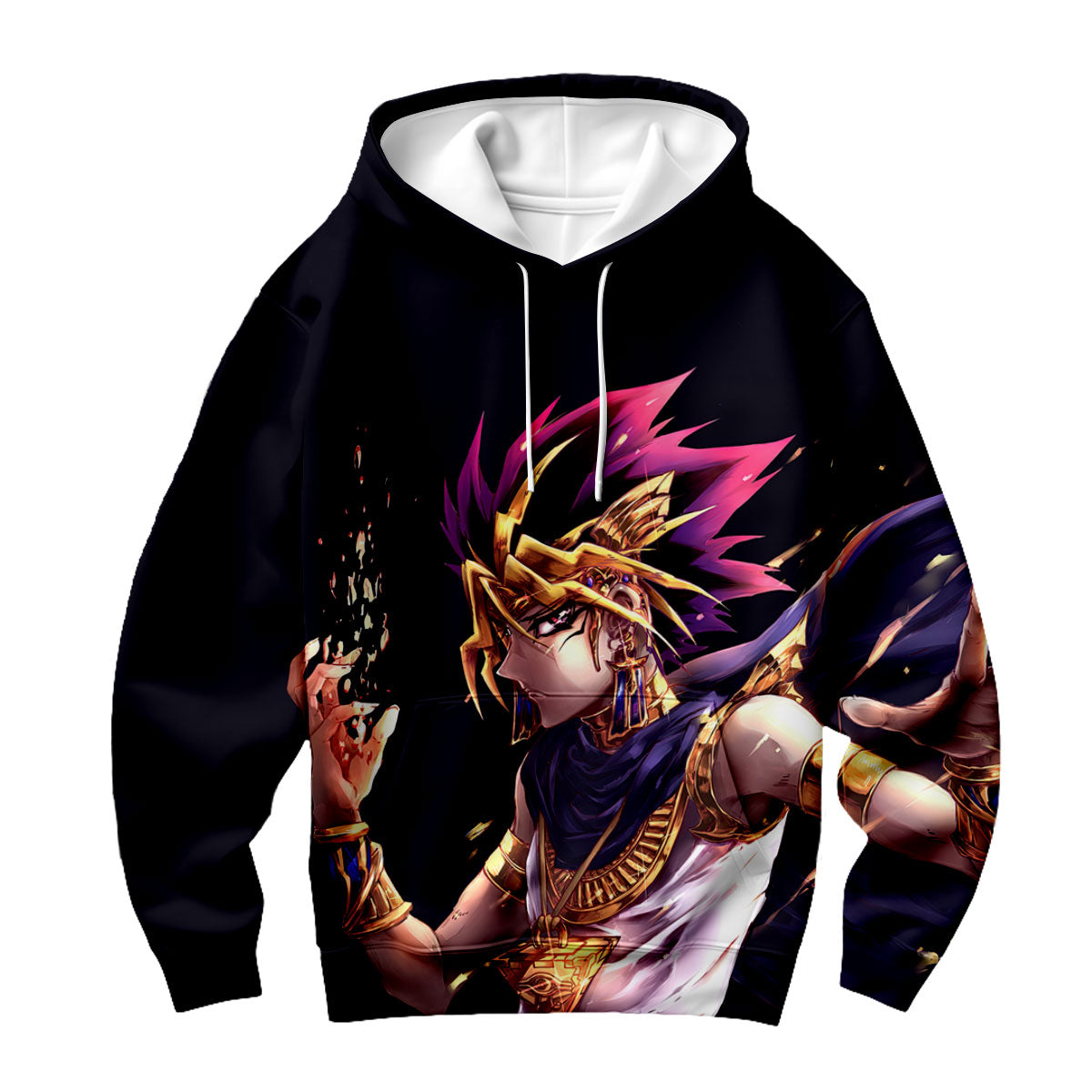 Yugioh Dark Magician Pharaoh Casting Dark Magic Anime Apparel