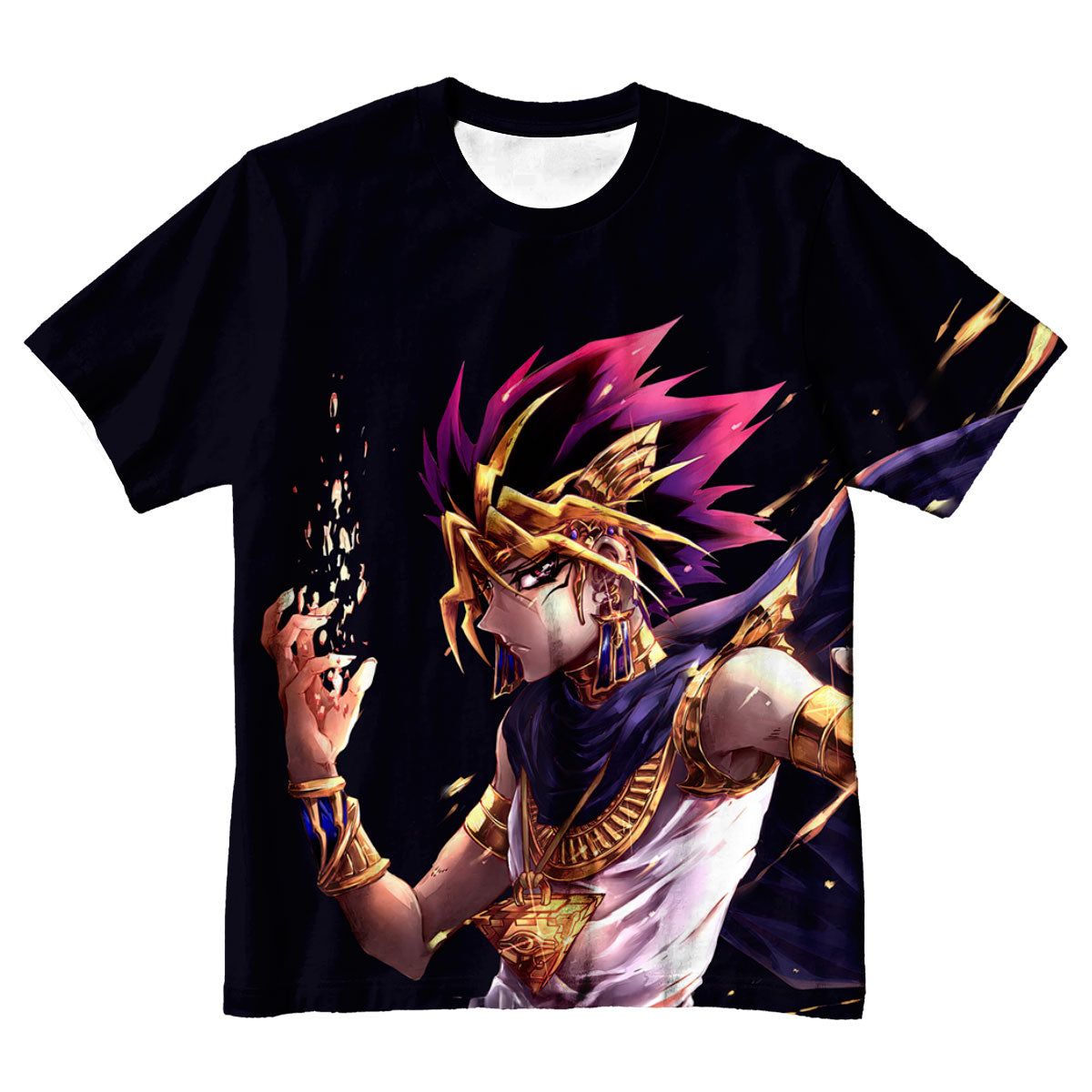 Yugioh Dark Magician Pharaoh Casting Dark Magic Anime Apparel