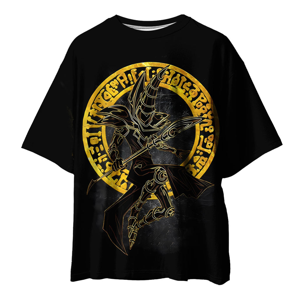 Yugioh Dark Magician With Golden Halo Black Aura Anime Apparel