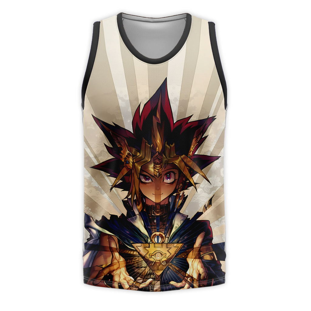 Yugioh Dark Yugi Front Glowing With Golden Light Anime Apparel