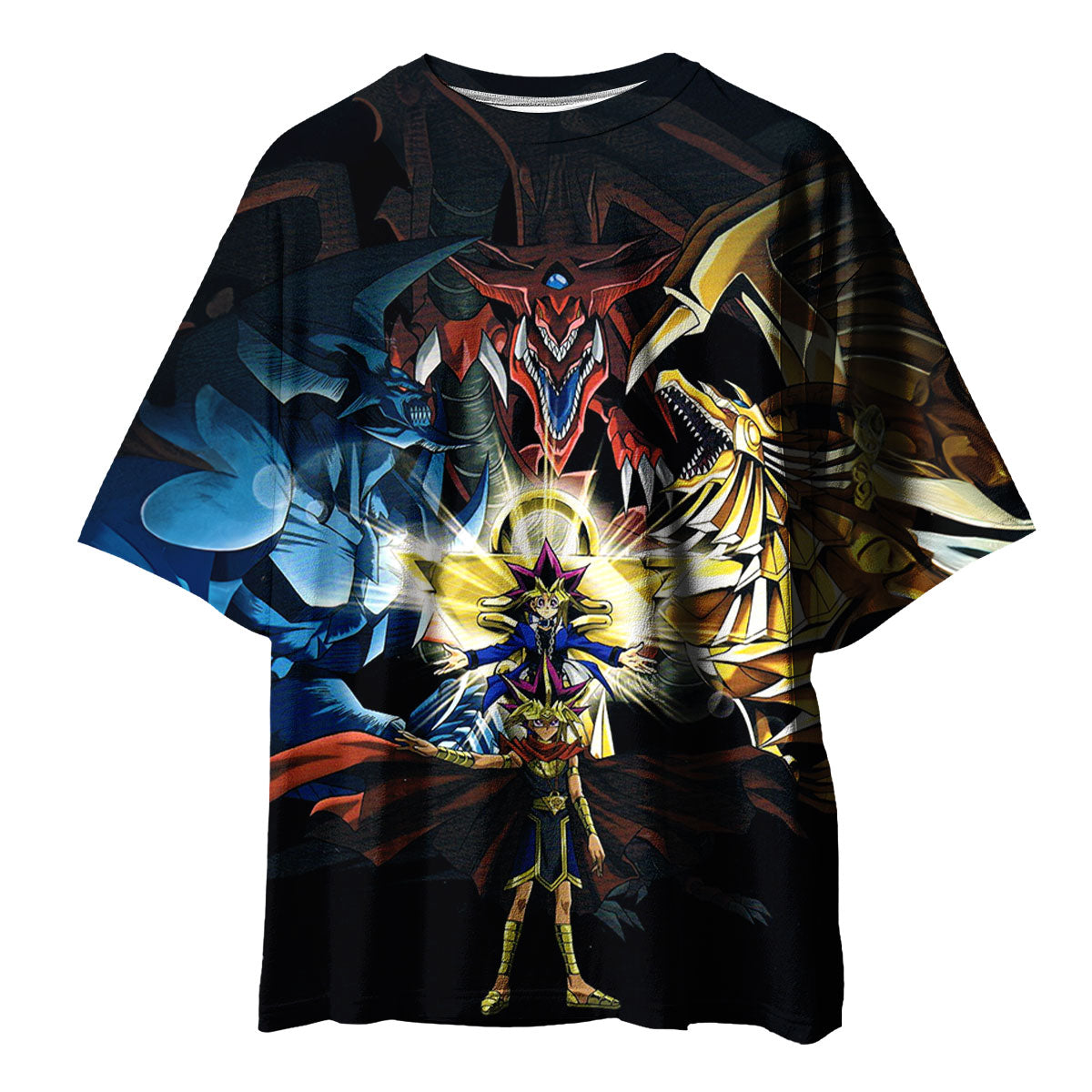 Yugioh Dark Yugi Holding Dark God Card Anime Apparel
