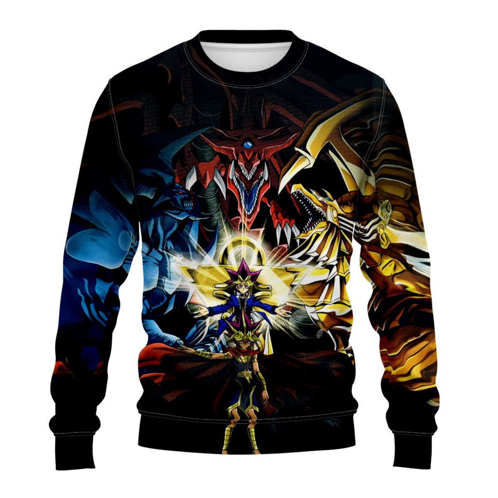 Yugioh Dark Yugi Holding Dark God Card Anime Apparel