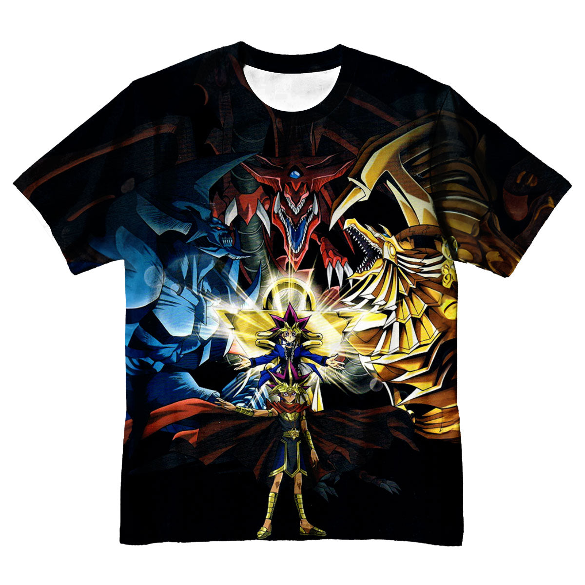 Yugioh Dark Yugi Holding Dark God Card Anime Apparel