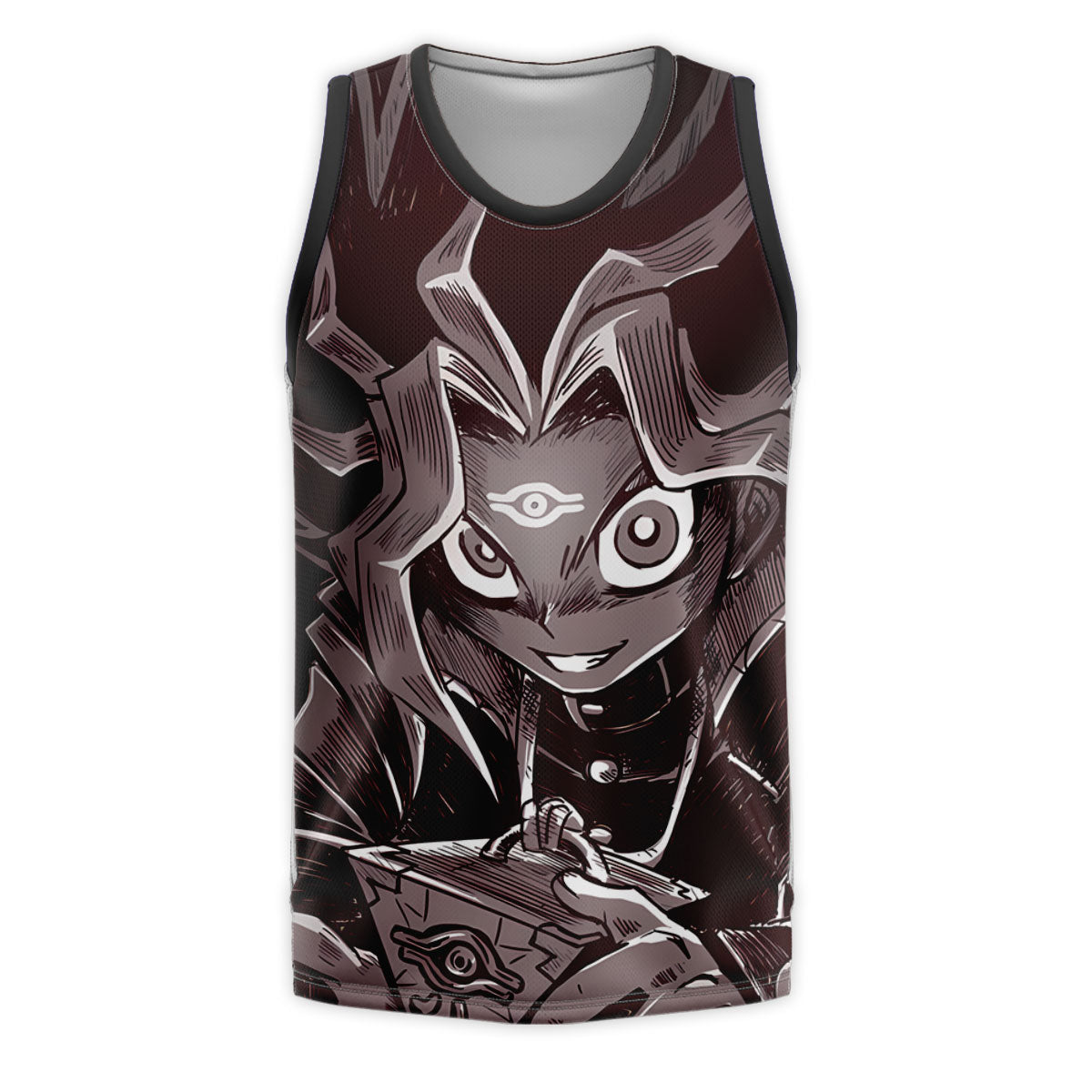 Yugioh Dark Yugi Holding Shadowy Puzzle In Darkness Anime Apparel