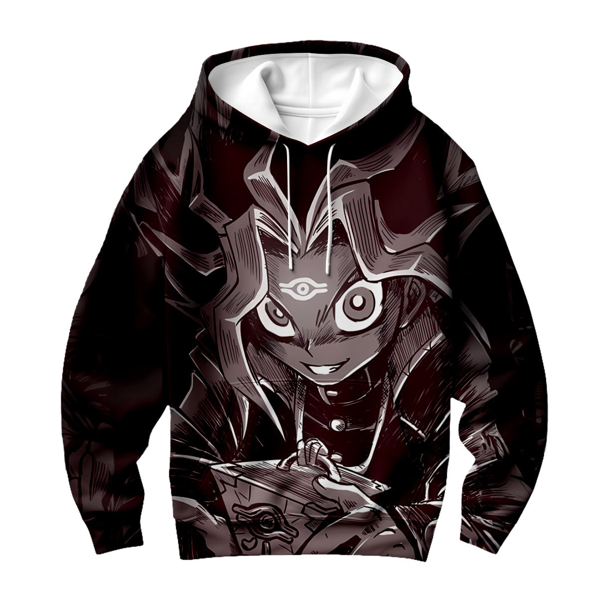 Yugioh Dark Yugi Holding Shadowy Puzzle In Darkness Anime Apparel