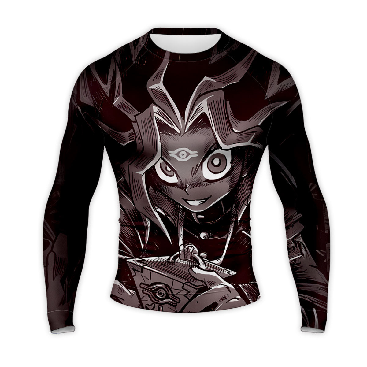 Yugioh Dark Yugi Holding Shadowy Puzzle In Darkness Anime Apparel