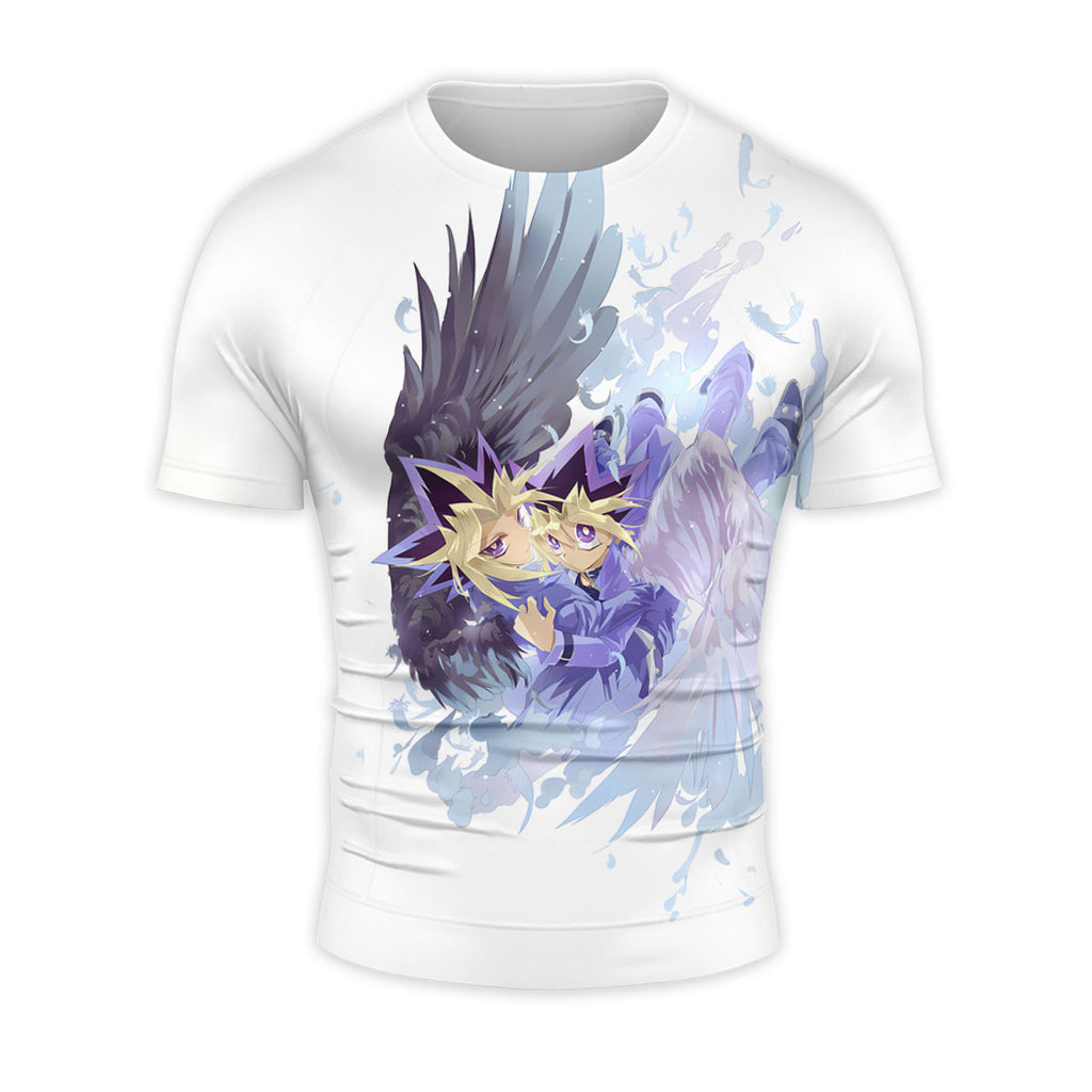 Yugioh Dark Yugi With Winged Blueeyes Battle Anime Apparel