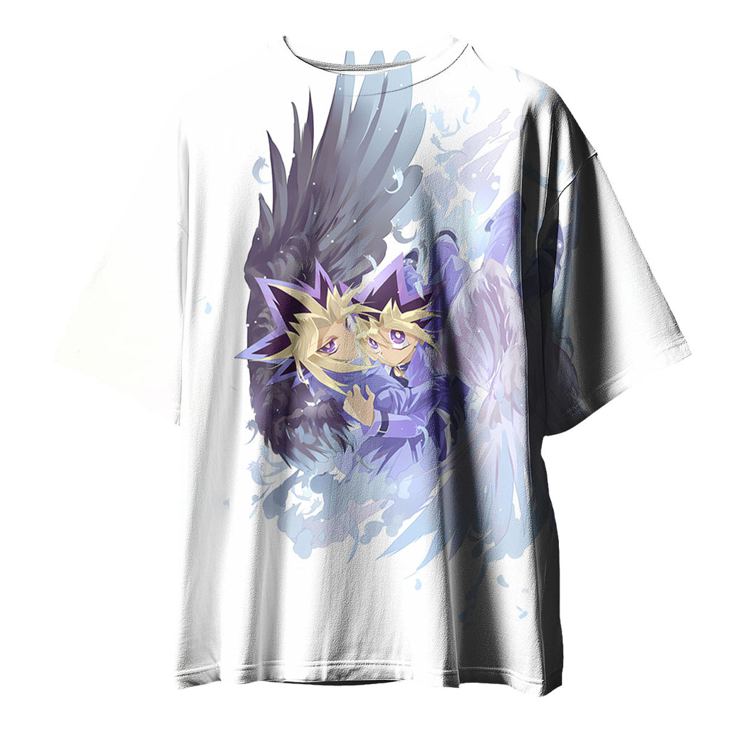 Yugioh Dark Yugi With Winged Blueeyes Battle Anime Apparel