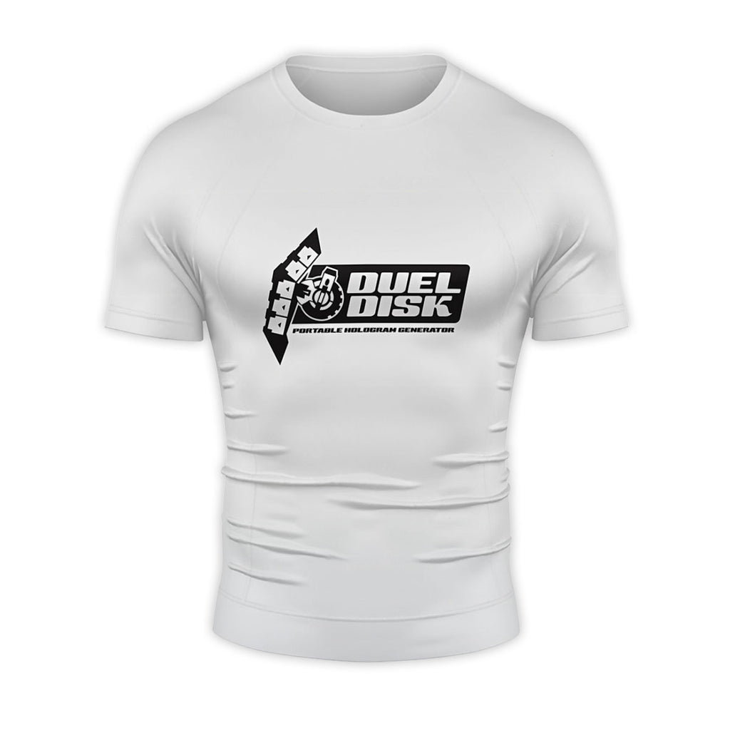 Yugioh Duel Disk Symbol Black White Anime Apparel