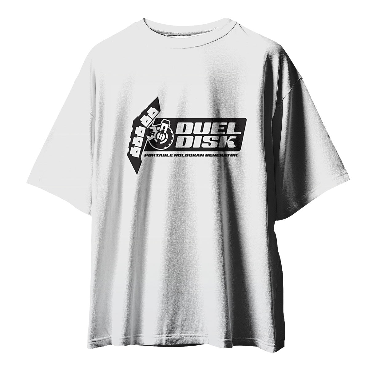 Yugioh Duel Disk Symbol Black White Anime Apparel