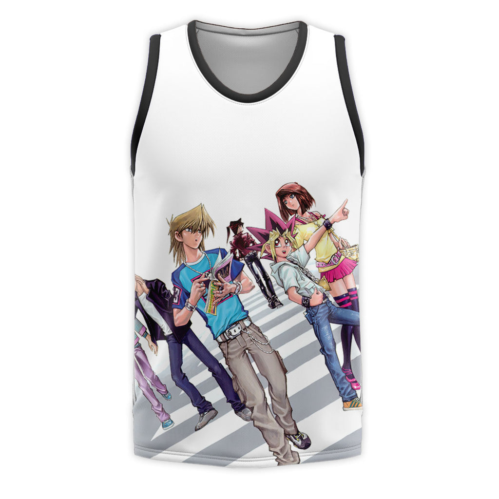 Yugioh Duel Monsters Characters Standing In A Row Anime Apparel